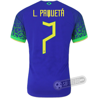 Camisa Brasil - Modelo I (D. COSTA #7)