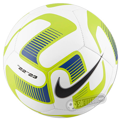 Bola Futebol Nike Pitch 2022/2023 Branco e Amarelo